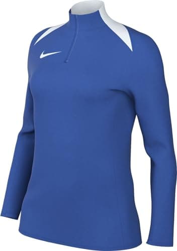 Image of Nike FD7669-467 Dri-FIT Academy Pro 24 Drill Top K Sweatshirt Women's Royal Blue/Royal Blue/White/White Size M