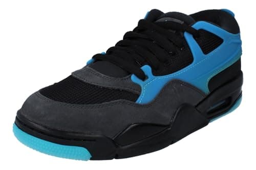 Image of NIKE Air Jordan 4 RM Men's Trainers FQ7939 (Black/Gamma Blue/Anthracite 040) UK 8 (EU 42.5)
