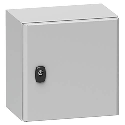 Image of Schneider NSYS3D6420 Spacial S3D Full Door Without Mounting Plate H600xW400xD200 IP66 IK10 RAL7035, Grey