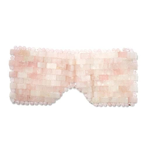 Image of Skin Gym Sleep Mask with Rose Quartz Crystals, Soothing, Anti-Aging, Detoxification and Anti-Wrinkles, Fatigue and Stress Relief