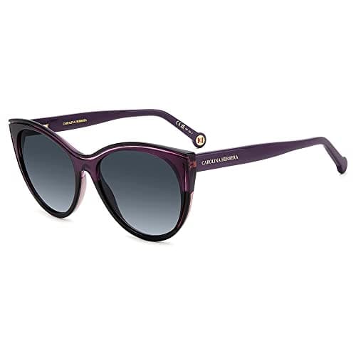 Image of Carolina Herrera HER 0142/S MW2 GLITTER VIOLET 56/17/145 WOMAN Sunglasses