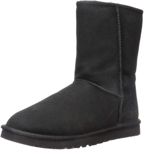 Image of UGG Men's Classic Short Classic Boot, Black, 10 UK