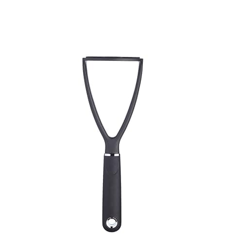 Image of MasterClass Potato Masher, Stainless Manual Mash Potato Maker, Ergonomic Soft-touch Nylon Handles, 34 cm (13.4''), Black