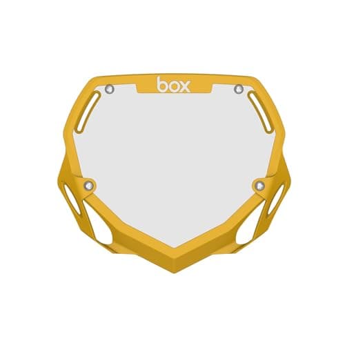 Image of Box Two Number Plate (Yellow, Large), BX-NP13000LG-YL