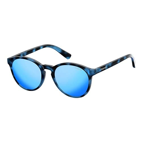 Image of Polaroid Kids Pld 8024/s JBW/5X BLUE HAVANA Sunglasses Unisex Baby Polycarbonate, Standard, 47