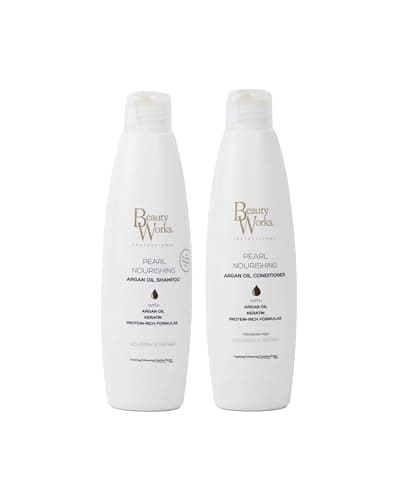 Image of Beauty Works Pearl Nourishing Duo (Sulfate Free) - Shampoo & Conditioner Set 250ml