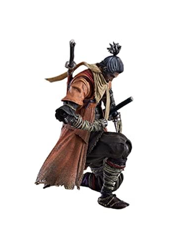 Image of VELNEG SEKIRO: Shadows Die Twice Vessel Wolf Shadows Die Twice Vessel Wolf: Dark Shadow Double Death, Replacement Part, Movable Joints, Luxurious Collection Edition, 5.9 inches (15 cm), PVC