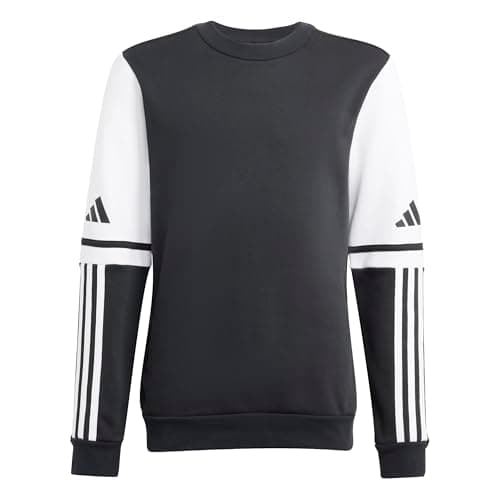 Image of adidas Unisex Kids SQUADRA25 SWEAT CREW KIDS, black/white, 9-10 Years