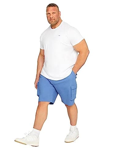 Image of BadRhino Big & Tall Blue Cargo Shorts - Men's - Plus Size Curve