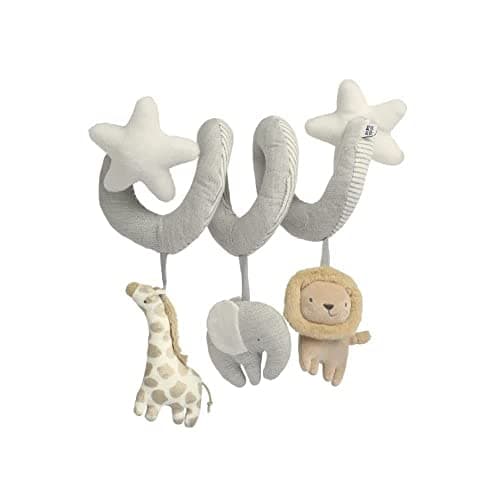 Image of Mamas & Papas Welcome to the World Spiral Activity Toy Baby/Toddler Travel Spiral Activity Toy, Giraffe/Elephant/Lion
