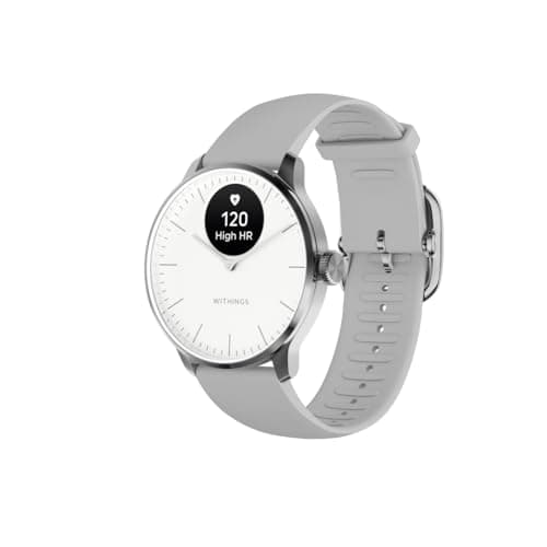 Image of Withings ScanWatch Light - Hybrid Smartwatch, 24/7 Heart Monitoring, Activity Tracking, Cycle Tracking, Sleep Monitoring, Connected GPS, 30-Day Battery Life, Android & Apple Compatible, HSA/FSA