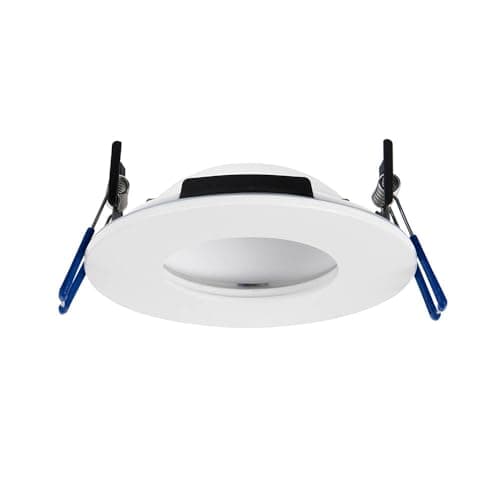 Image of Saxby Orbitalpro 4CCT 9W Recessed Downlight Matt White Paint IP65