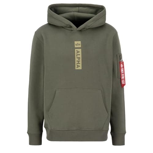 Image of Alpha Industries Alpha PP Hoodie for men Dark Olive