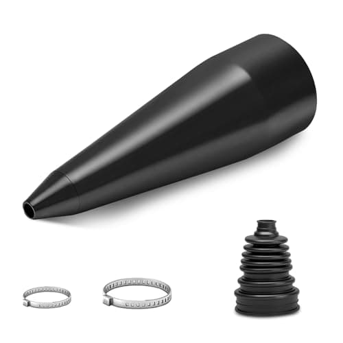 Image of Universal CV Boot, Durable Constant Velocity Joint Stretch CV Boots with Installation Mount Cone Tool Joint Boot Kit with 2 Clamps For Various Cars
