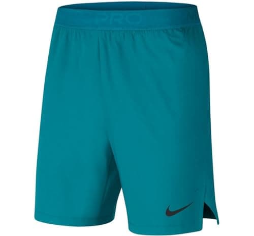 Image of NIKE Men's Np Df Flex Vent Max Shorts, Bright Spruce/Black, XL UK
