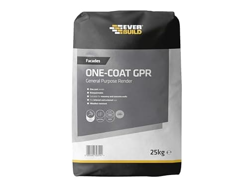Image of Everbuild One Coat General Purpose Render, Grey, 25 kg