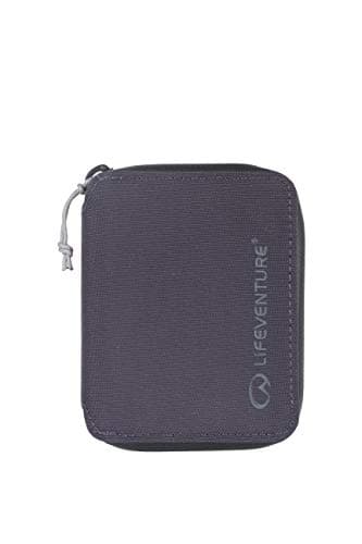 Image of Lifeventure RFID Blocking Bifold Wallet | Slim, Eco-Friendly Recycled Nylon Wallet for Travel | 6 Card Slots, Note Pocket, ID Window & Zip Coin Pouch, Navy