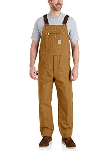 Image of Carhartt Men's Relaxed Fit Duck Bib Overall, Carhartt® Brown, W36/L32