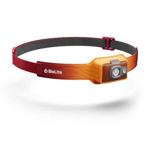 Image of BioLite HPB0312 Ultra Lightweight & Bright Headlamp 325 Lumens USB Rechargable - Ember Yellow