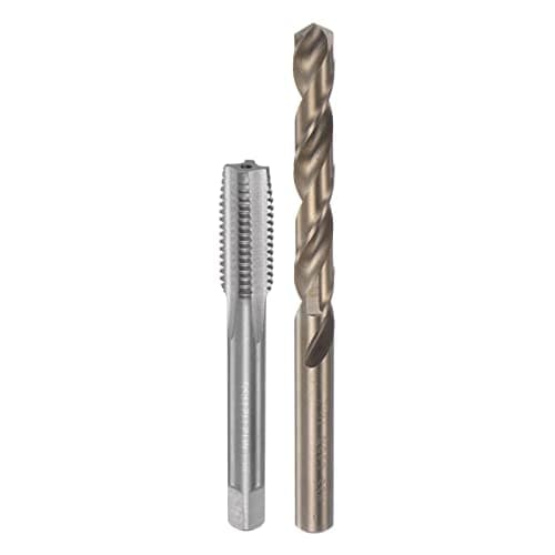 Image of sourcing map Tap & Bit Sets, M12 x 1.75 H2 Straight Flute Machine Thread Milling Tap, 10.2mm M35 Cobalt High Speed Steel (HSS-CO) Twist Drill Bit