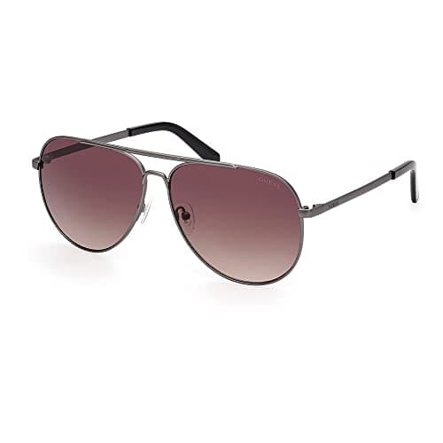 Image of Guess GU00059 09F matte dark ruthenium 62/12/140 MAN Sunglasses