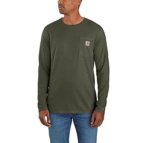 Image of Carhartt Womens Force Flex Pocket Long Sleeve T Shirt