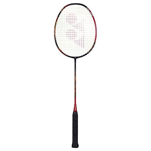 Image of YONEX Astrox 99 Play Graphite Strung Badminton Racket with Full Racket Cover (Cherry Sunburst) | For Intermediate Players | 83 grams | Maximum String Tension - 28lbs