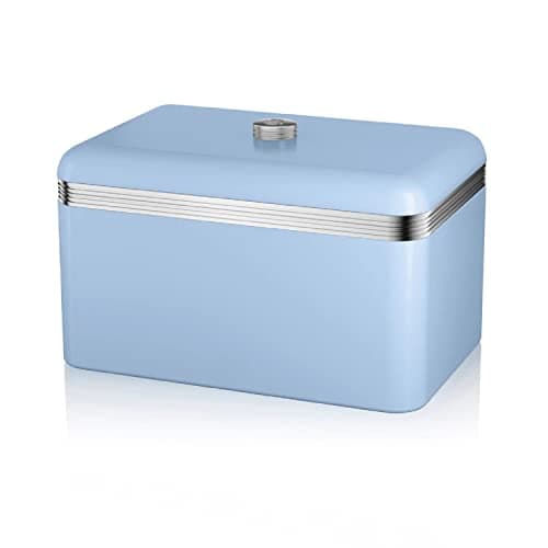 Image of Swan Products Retro Bread Bin SWKA1010BLN