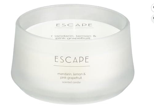 Image of Large 3 Wick Scented Candle Restore - Mandarin Lemon & Pink Grapefruit - This Candle Will Enhance Your Decor and Allow You to Relax at Home with A Stunning Fragrance