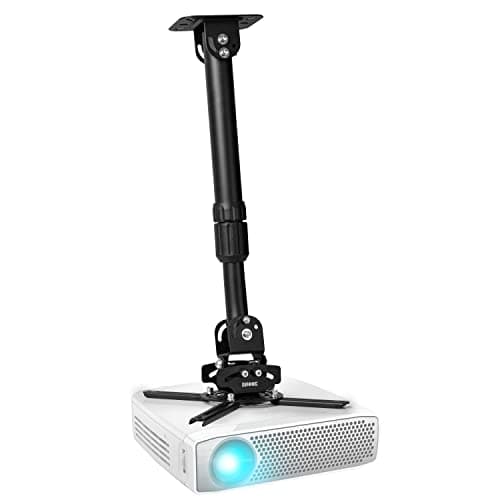 Image of Duronic PB04XL Projector Mount | Projector Ceiling & Wall Mount | Multi-Fit Projector Bracket | Bracket for Video Projector |360° Rotation and Swivelling | Home Cinema | Load Capacity up to 13.6 kg