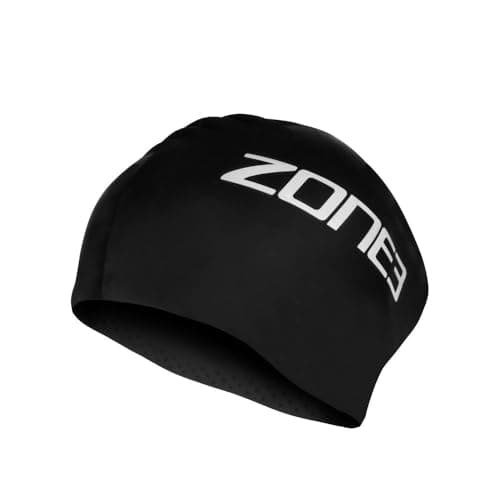Image of ZONE3 Large Silicone Swim Cap - Designed For Long Hair, Anti-tear, Comfortable, 48g