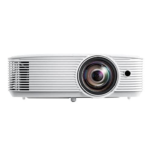Image of Optoma GT1080HDRx Short Throw Gaming Projector | Enhanced Gaming Mode for 1080p 120Hz Gameplay at 8.4ms | 1080p and HDR support with 4K UHD input | Bright 3,800 Lumens for Day and Night Gaming | White
