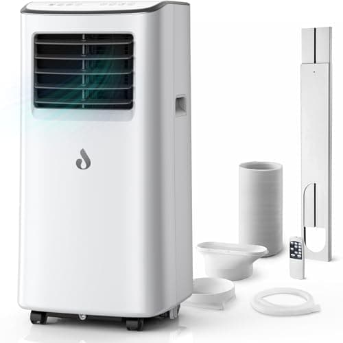 Image of Air Conditioning Unit, Portable Air Conditioner with 4-in-1 Cooling & Fan & Dehumidifier & Sleep Mode Function, Air Conditioners with Digital Display & Remote Control, 24H Timer for Room up to 215 ft