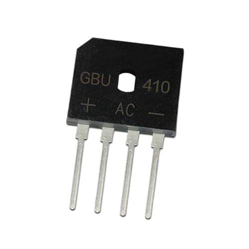 Image of ZXAOMMBEA 20/50/100/200/500Pcs GBU410 Bridge Rectifier GBU4M Stack 4A/1000V(50Pcs)