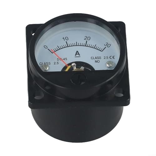 Image of SO45 DC Ammeter Analog Pointer Panel Meter with Adjustable and Accurate Indication Suitable for Mining, Metallurgy and Power Equipment (DC 30A)