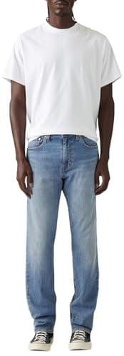 Image of Levi's Men's 502 Taper Jeans, The New Blue LTWT, 32W / 36L