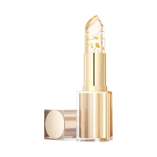 Image of Colour Changing Lipstick - ﻿PH Adjusting Lipstick, Transfer Proof Color Changing Lipsticks, Long Lasting Lipsticks 24 Hours with Gold Foil, Moisturizing Glossy Shine Lip Gloss (1PC)
