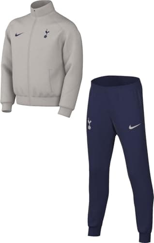 Image of Tottenham Hotspur Strike Big Kids' Nike Dri-Fit Soccer Knit Tracksuit, Lt Iron Ore/Binary Blue/Binary Blue, HJ8033-014, S