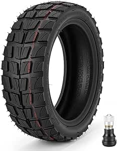 Image of 10x2.75-6.5 Scooter Tire Off Road 10 Inch Scooter Tyres, Thickened Tyre for Electric Scooter Wheels with Non Slip Rubber, Shockproof Tyre Replacement