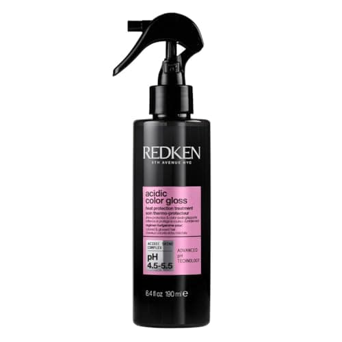 Image of REDKEN Acidic Color Gloss Heat Protection Treatment 230°C, Leave-In Treatment, Hair Shine Spray, Colour Protection, 190ml