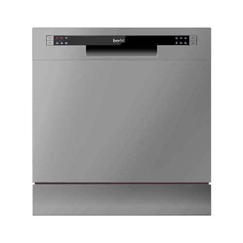 Image of Baridi Table top dishwasher, 8 place settings and 6 programmes - Silver - DH87