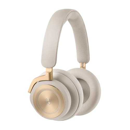 Image of Bang & Olufsen Beoplay HX – Premium Over-Ear Wireless Bluetooth Headphones, Active Noise Cancelling, 40 Hours Battery, 6 Microphones, Headset for Work with Carrying case - Gold Tone