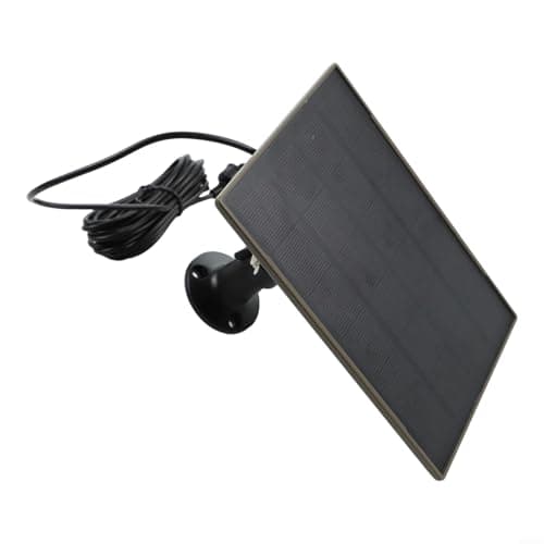 Image of 3W 5V Monocrystalline Solar Panel for Hunting Cameras and Trail Cameras – Built-in 6000mAh Power Bank, IP66 Weatherproof, with USB-C Input and Mounting Kit