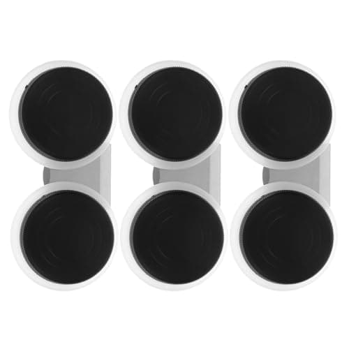 Image of GRIRIW 3pcs Plastic Oil Paint Cups with Lids and Dual Port Design, Compact and Portable Oil Paint Holders for Painting on The Go Or Tabletop Use, Easy Maintenance Painting Accessories