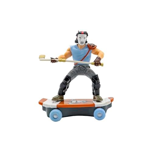 Image of Teenage Mutant Ninja Turtles Toy, Casey Jones Sewer Shredder Pullback Skateboard, Classic Edition for Kids, 5-Inch TMNT Collectible, Ages 3+