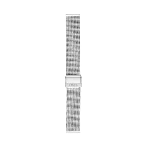 Image of FOSSIL Women's Watch Strap, Silver Colours, 18 mm, Casual