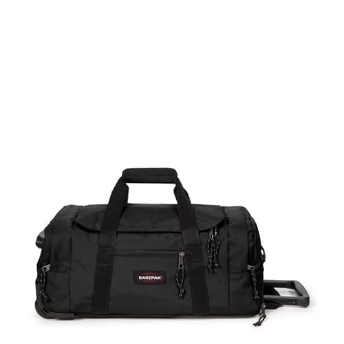 Image of Eastpak Leatherface S + Wheeled Luggage, 55 x 34 x 26 cm, 41 L - Black (Black)