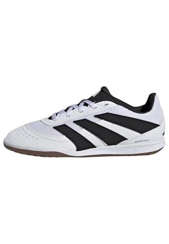 Image of adidas Unisex Club Indoor Sala Football Boots Kids, Cloud White/Core Black/Lucid Lemon, 2.5 UK