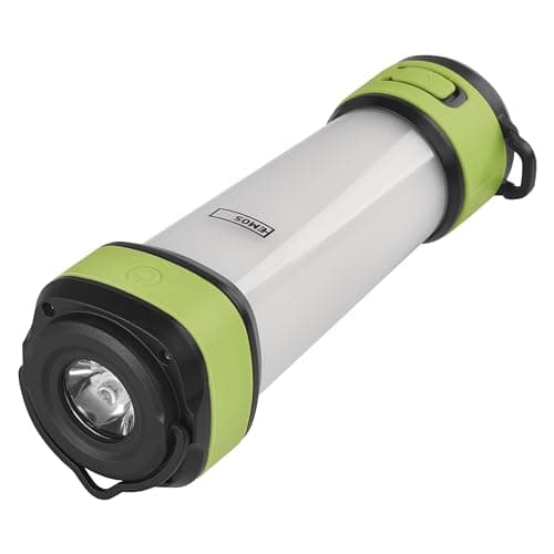Image of EMOS Multifunctional LED Camping Lantern, Portable 360° Battery Camping lamp with red Light and Power Bank Function, Magnet and Hook, 7 Modes, Brightness 360 lm, Light Range 190 m, 19 Hours Light