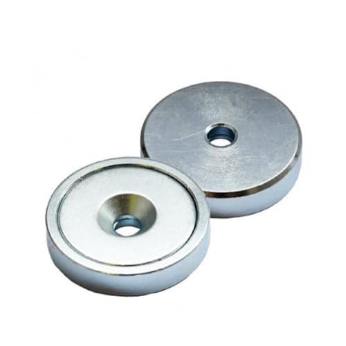 Image of Eclipse Magnetics Neodymium Shallow Pot with Countersunk Hole 20mm E1001/NEO